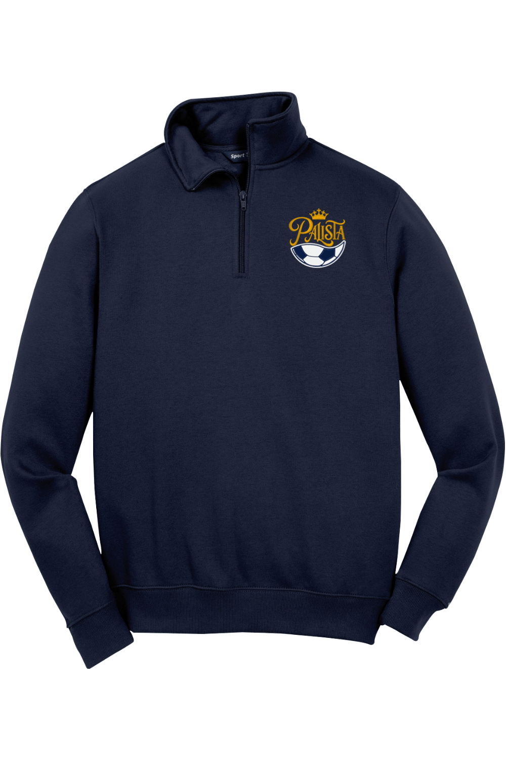 Police Athletic Adult Embroidered Quarter-Zip Pullover Signature Lacrosse