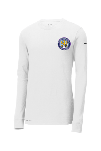 Police Athletic Nike Dri-FIT Cotton/Poly Long Sleeve Tee Signature Lacrosse