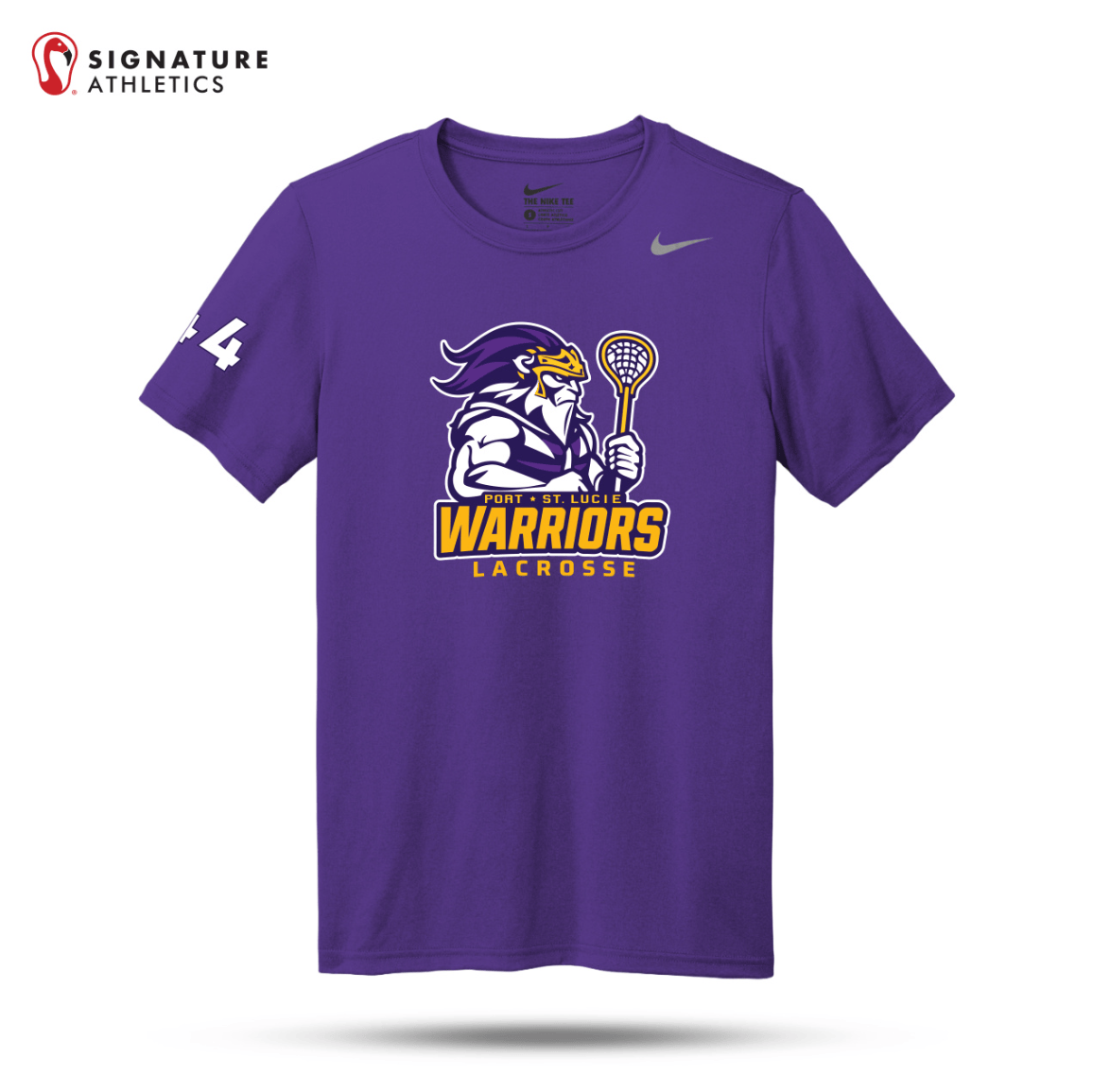 Port St Lucie Lacrosse Men's Nike Team rLegend Tee: PSL Signature Lacrosse