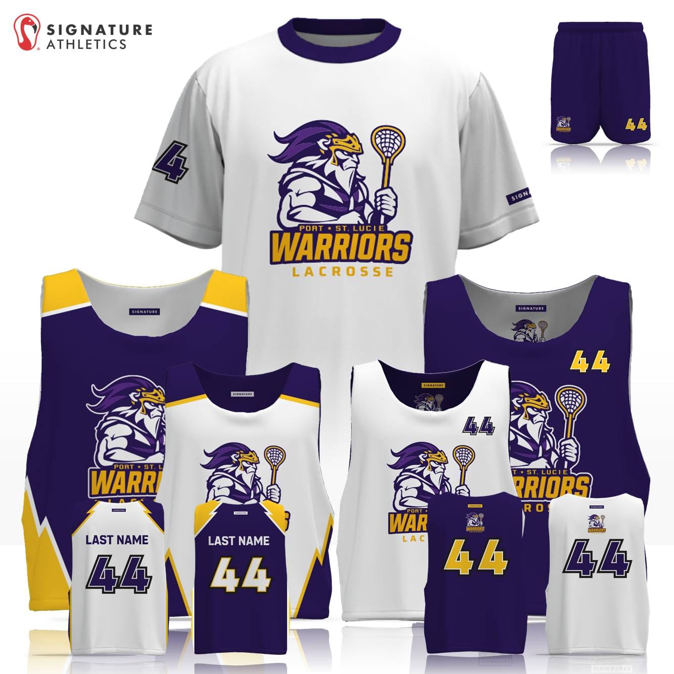 Port St Lucie LC Men's 4 Piece Player Package: U14 Signature Lacrosse