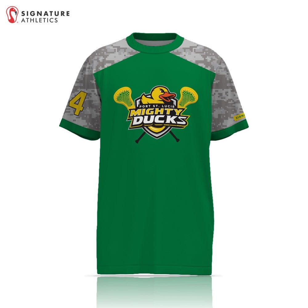 Port St Lucie Mighty Ducks Men's MS Short Sleeve Tech Tee: MS Boys Signature Lacrosse