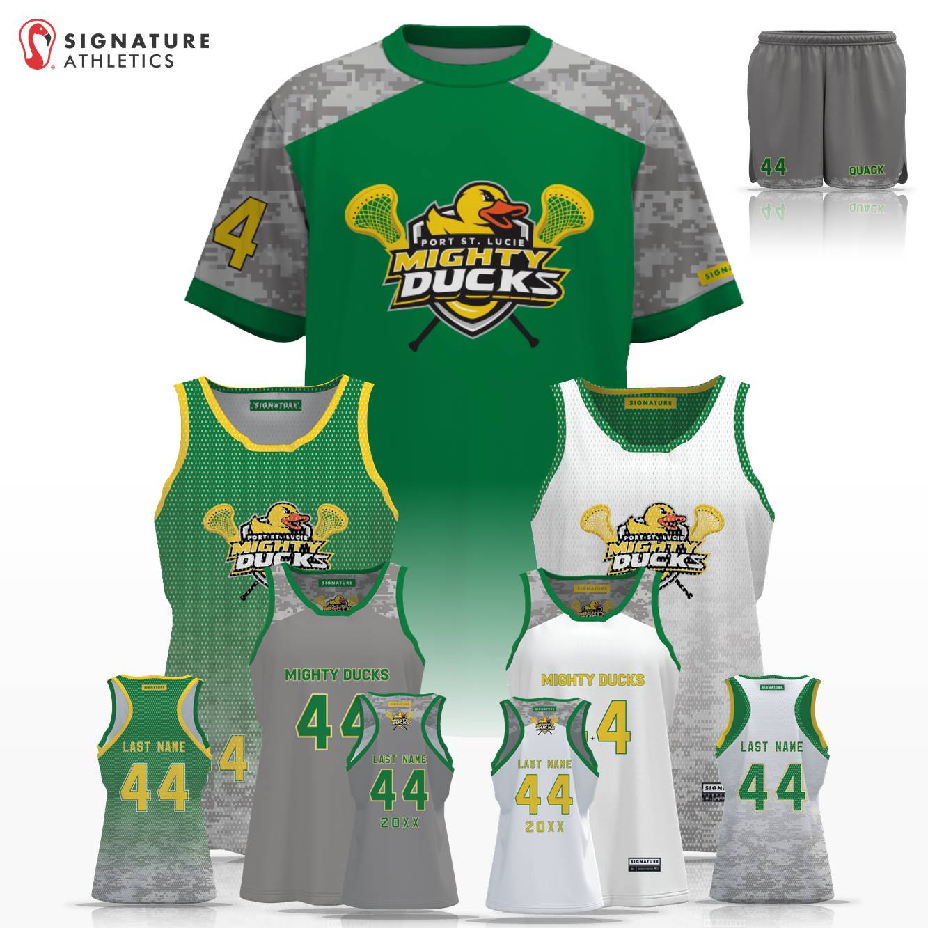 Port St Lucie Mighty Ducks Women's 4 Piece MS Package Signature Lacrosse