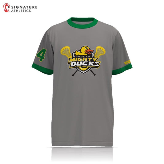 Port St Lucie Mighty Ducks Women's HS Short Sleeve Tech Tee: HS Girls Signature Lacrosse