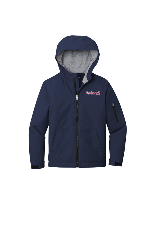 Portsmouth Youth Lacrosse Youth Sport-Tek Waterproof Insulated Jacket Signature Lacrosse