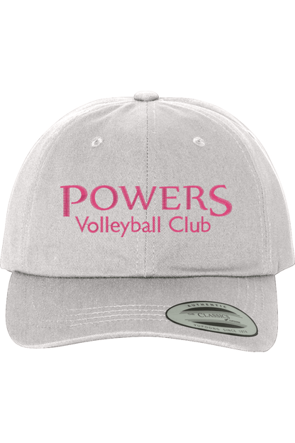 Powers Volleyball Embroidered Dad Hat Signature Lacrosse