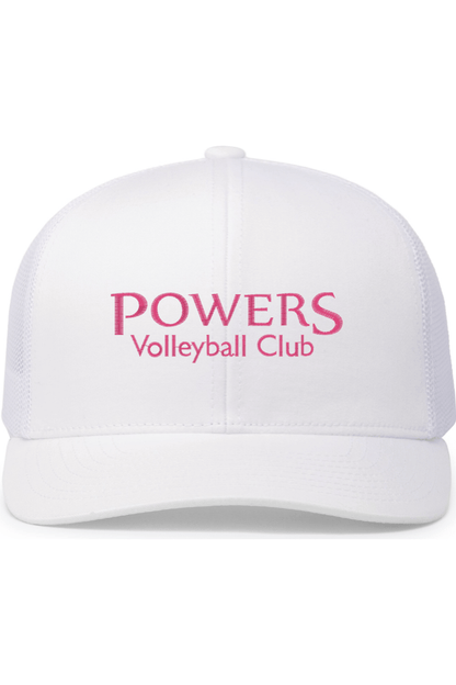Powers Volleyball Embroidered Trucker Hat Signature Lacrosse