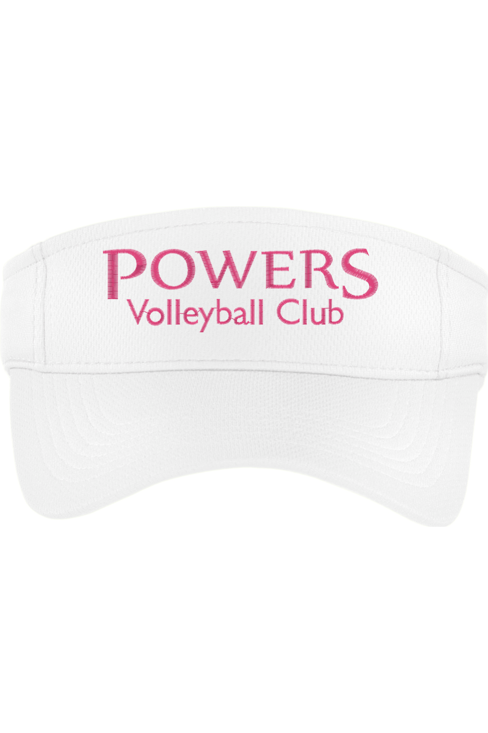 Powers Volleyball Embroidered Visor Signature Lacrosse