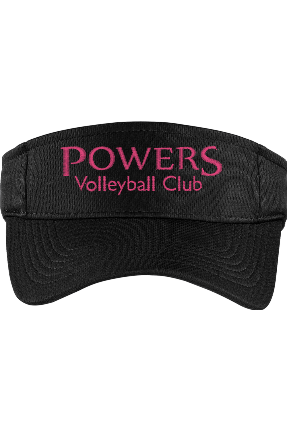 Powers Volleyball Embroidered Visor Signature Lacrosse