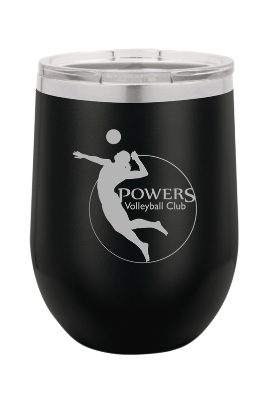 Powers Volleyball Insulated Wine Tumbler Signature Lacrosse