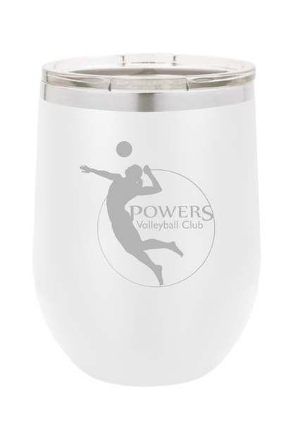 Powers Volleyball Insulated Wine Tumbler Signature Lacrosse