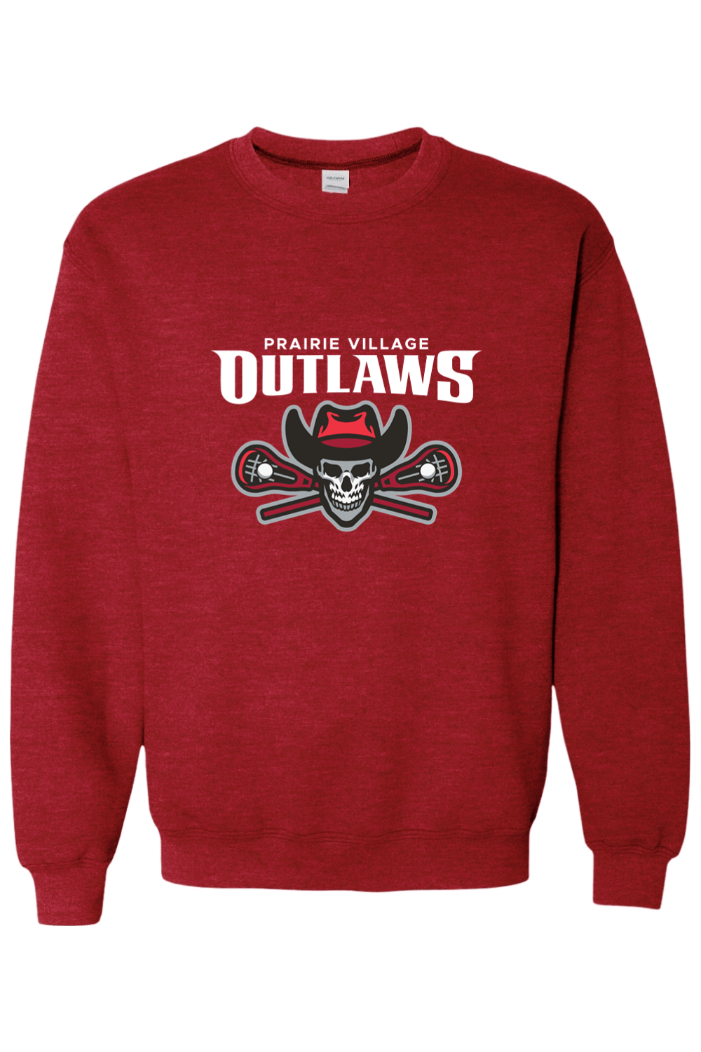 Prairie Village Girls Lacrosse Adult Heavyweight Sweatshirt Signature Lacrosse