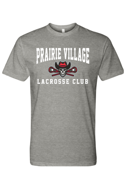 Prairie Village Girls Lacrosse Adult Men's T-Shirt Signature Lacrosse