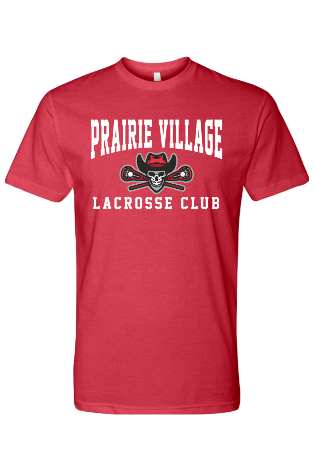 Prairie Village Girls Lacrosse Adult Men's T-Shirt Signature Lacrosse