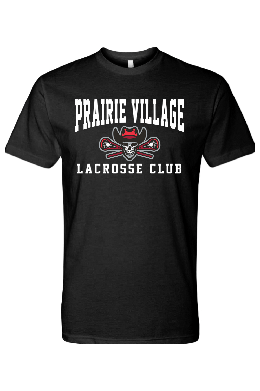 Prairie Village Girls Lacrosse Adult Men's T-Shirt Signature Lacrosse