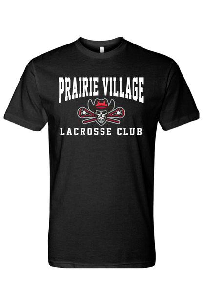 Prairie Village Girls Lacrosse Adult Men's T-Shirt Signature Lacrosse