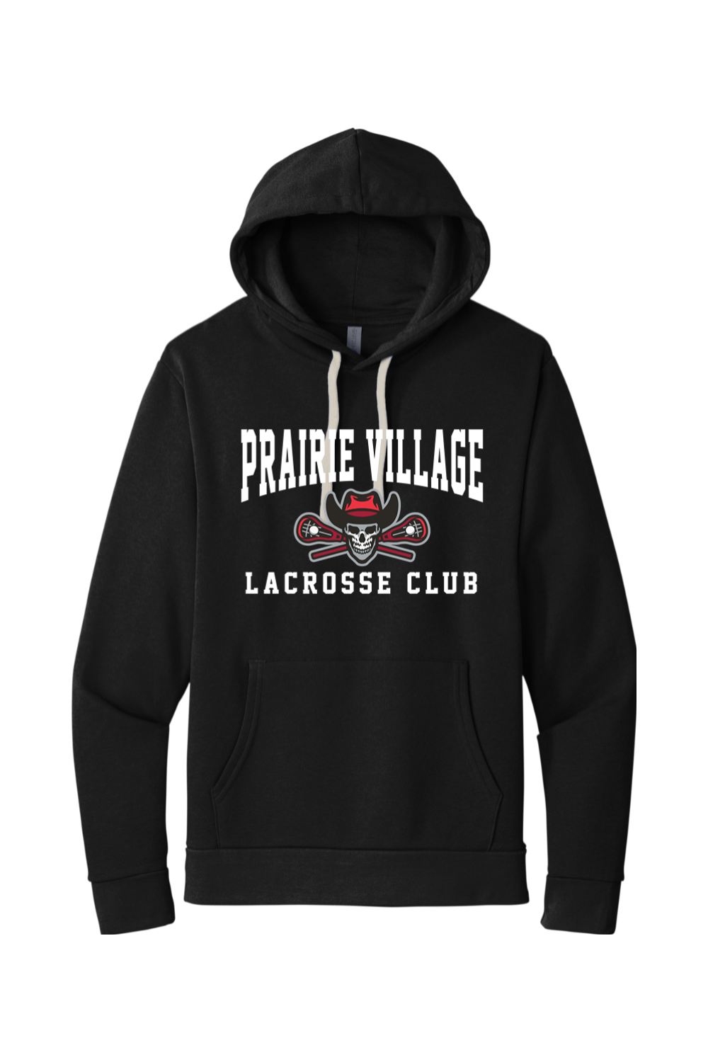 Prairie Village Girls Lacrosse Adult Premium Lightweight Hoodie Signature Lacrosse