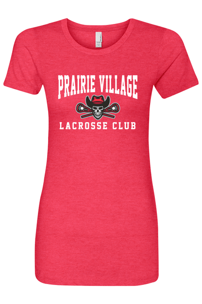 Prairie Village Girls Lacrosse Adult Women's T-Shirt Signature Lacrosse