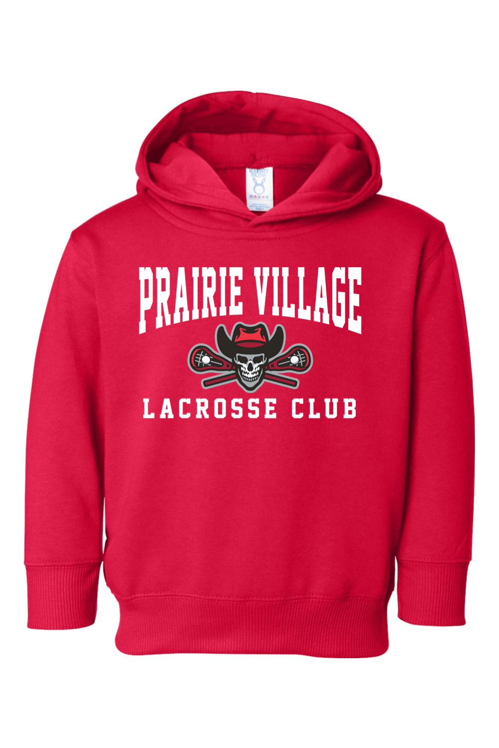 Prairie Village Girls Lacrosse Toddler Fleece Hoodie Signature Lacrosse
