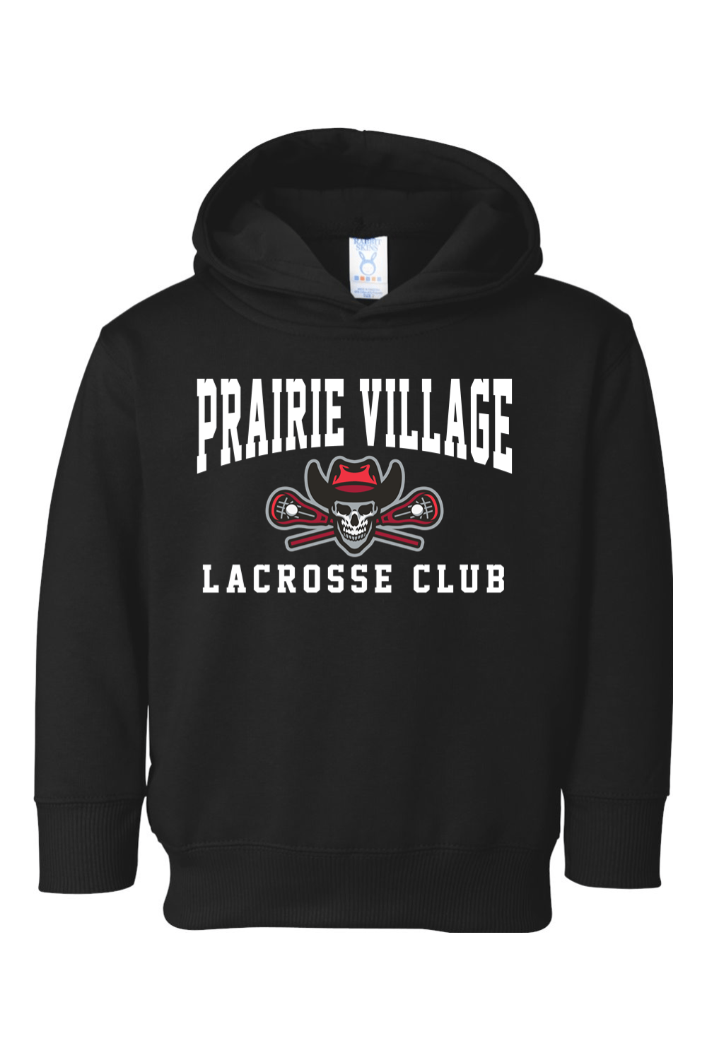 Prairie Village Girls Lacrosse Toddler Fleece Hoodie Signature Lacrosse
