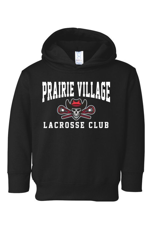 Prairie Village Girls Lacrosse Toddler Fleece Hoodie Signature Lacrosse