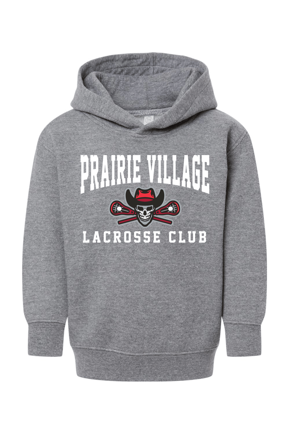Prairie Village Girls Lacrosse Toddler Fleece Hoodie Signature Lacrosse