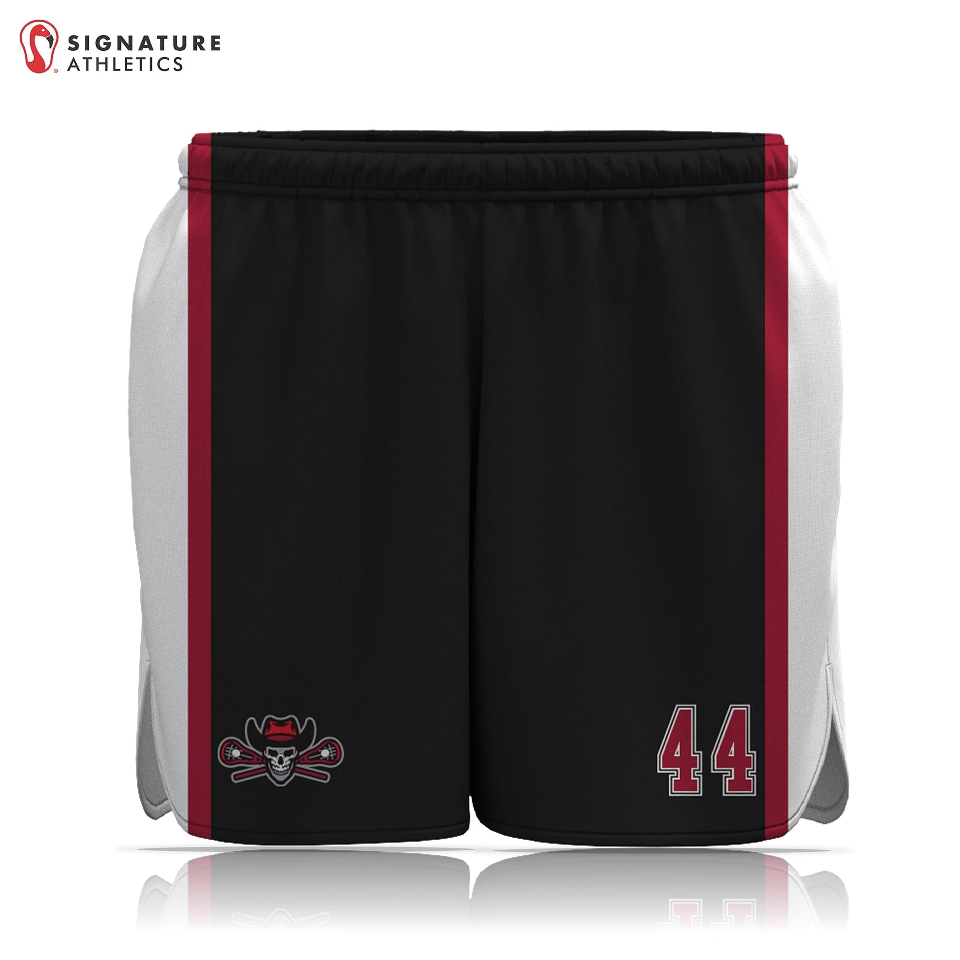 Prairie Village Girls Lacrosse Women's Player Game Shorts: 7-8 Signature Lacrosse