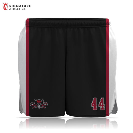 Prairie Village Girls Lacrosse Women's Player Game Shorts: K-2 Signature Lacrosse