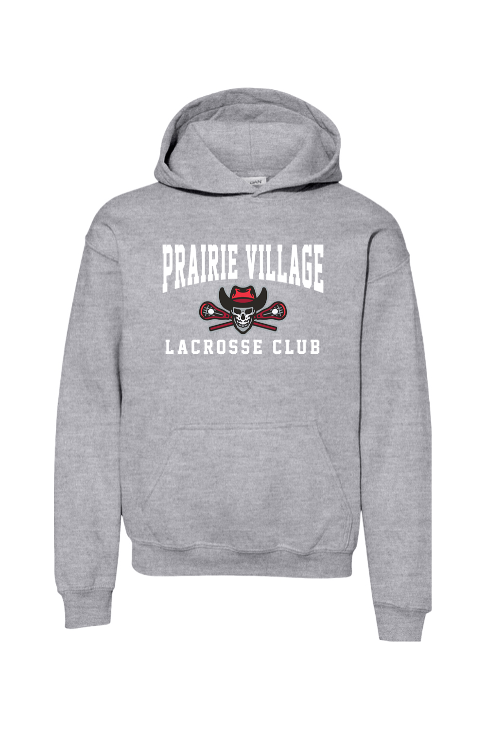 Prairie Village Girls Lacrosse Youth Hoodie Signature Lacrosse
