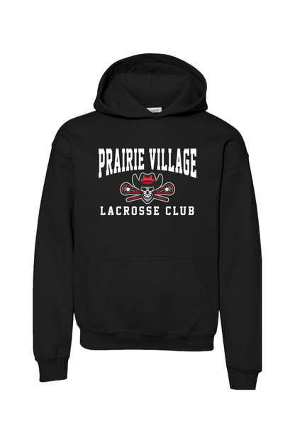 Prairie Village Girls Lacrosse Youth Hoodie Signature Lacrosse