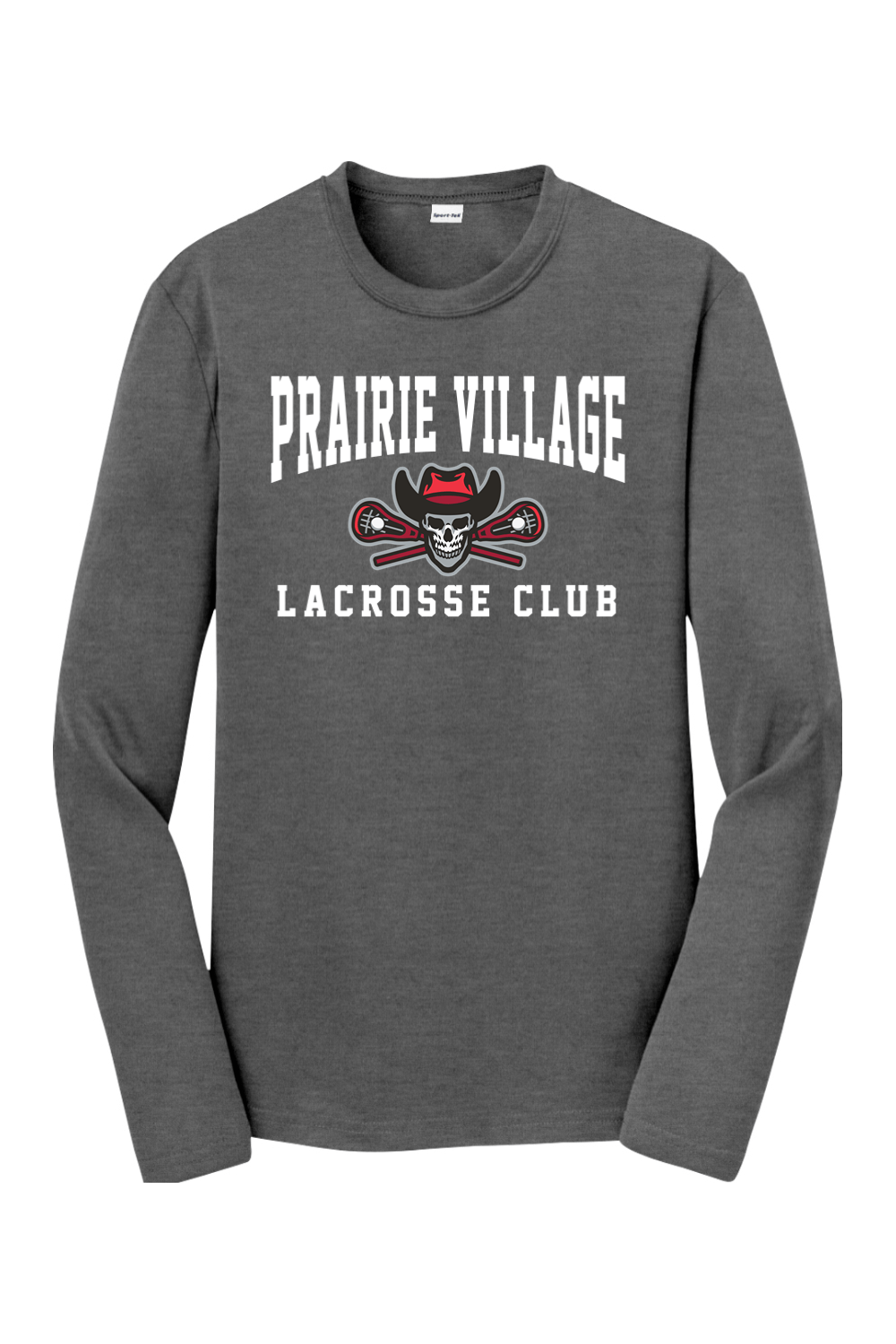Prairie Village Girls Lacrosse Youth Long Sleeve T-Shirt Signature Lacrosse