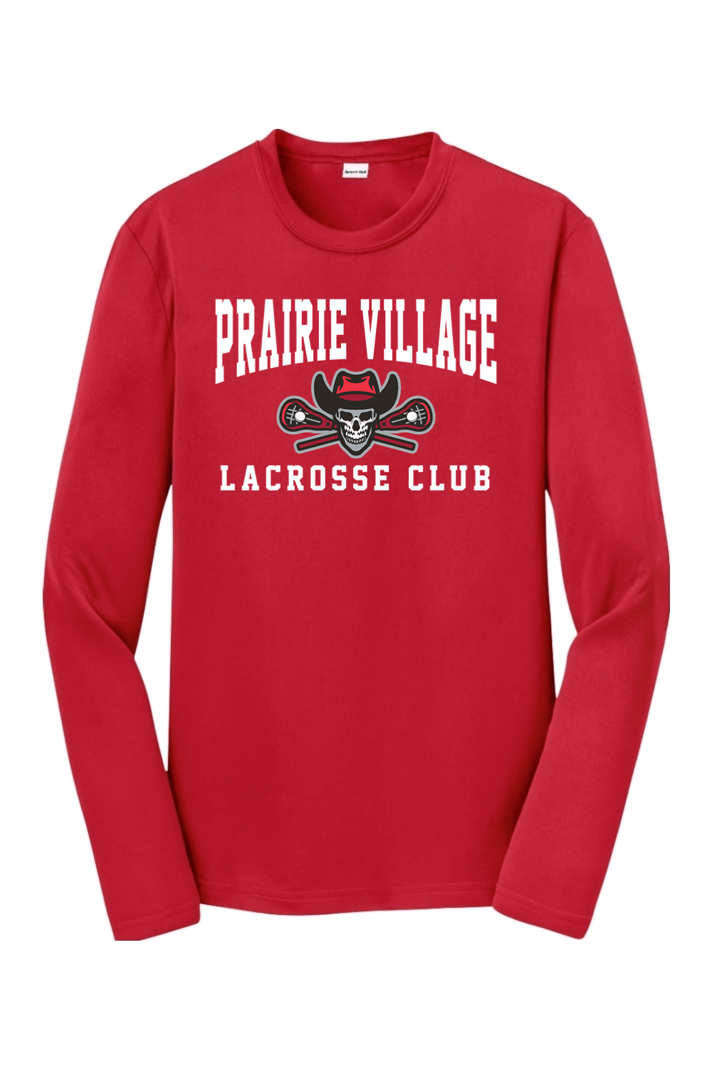 Prairie Village Girls Lacrosse Youth Long Sleeve T-Shirt Signature Lacrosse