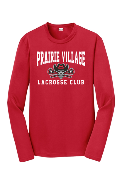 Prairie Village Girls Lacrosse Youth Long Sleeve T-Shirt Signature Lacrosse
