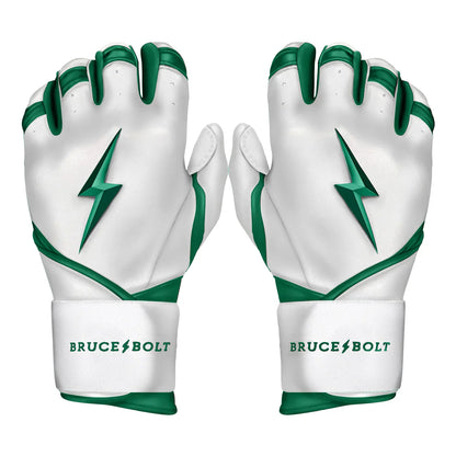 Bruce Bolt Premium Pro Chrome Series Long Cuff Batting Gloves
