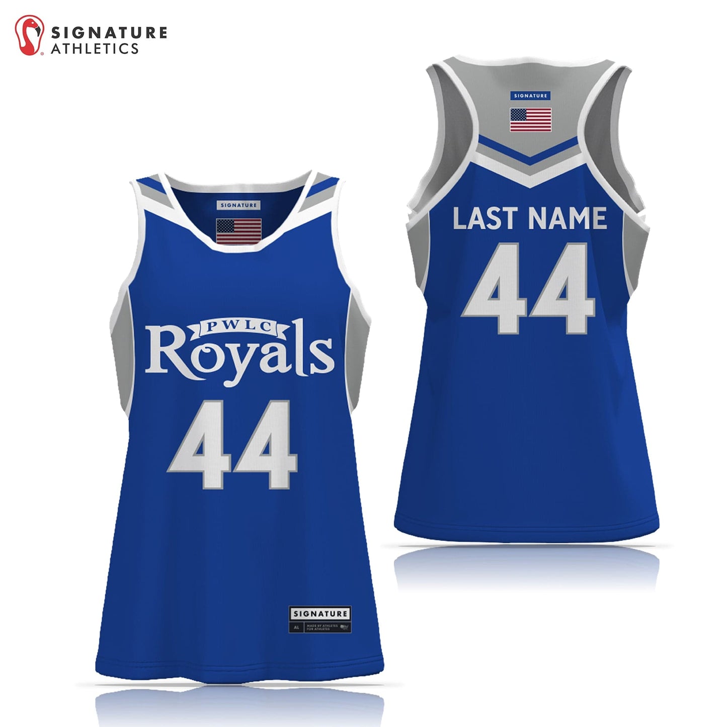 Prince William Lacrosse Club - Royals Women's Performance Game Reversible - Basic 2.0 Signature Lacrosse