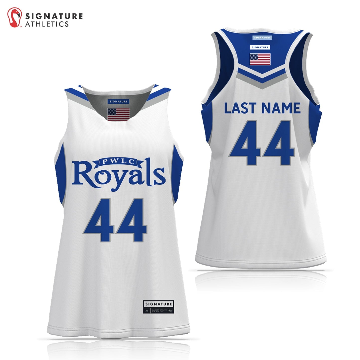 Prince William Lacrosse Club - Royals Women's Performance Game Reversible - Basic 2.0 Signature Lacrosse