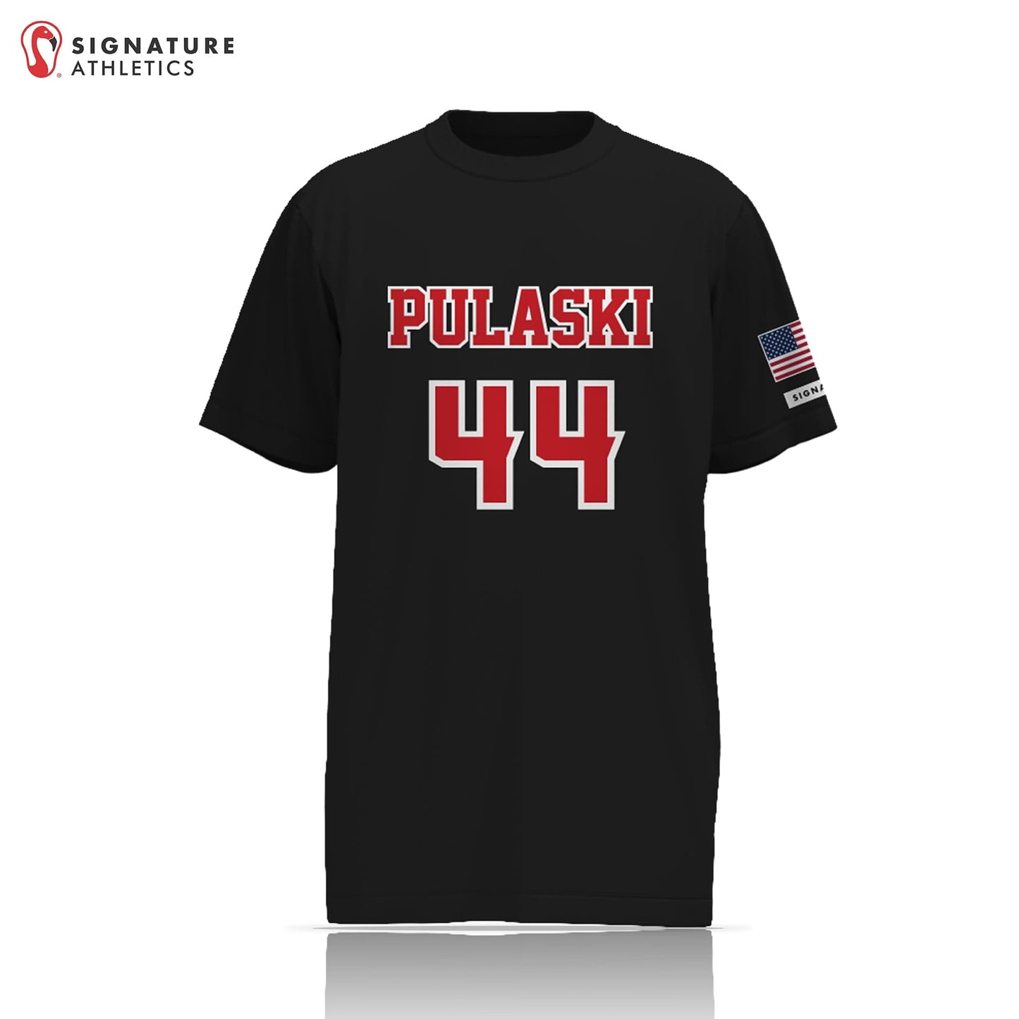 Pulaski Lacrosse Men's Player Short Sleeve Shooting Shirt: 14U Signature Lacrosse