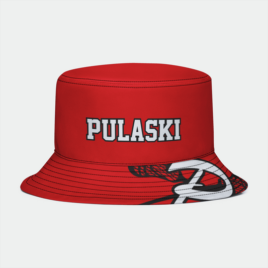 Pulaski Lacrosse Sublimated Bucket Hat Signature Lacrosse