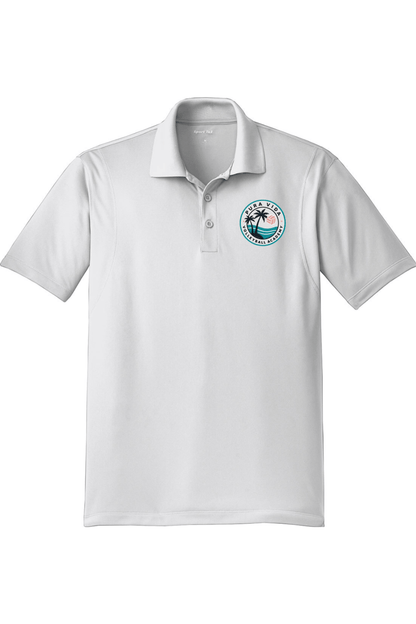 Pura Vida Volleyball Adult Embroidered Athletic Polo Signature Lacrosse