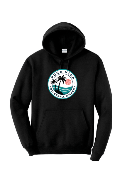 Pura Vida Volleyball Adult Heavyweight Hoodie Signature Lacrosse