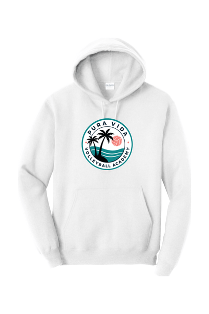 Pura Vida Volleyball Adult Heavyweight Hoodie Signature Lacrosse