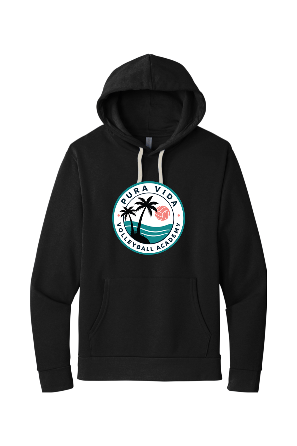 Pura Vida Volleyball Adult Premium Lightweight Hoodie Signature Lacrosse