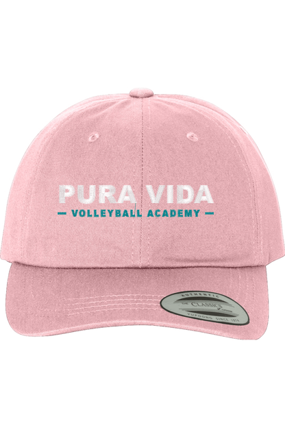 Pura Vida Volleyball Embroidered Dad Hat Signature Lacrosse