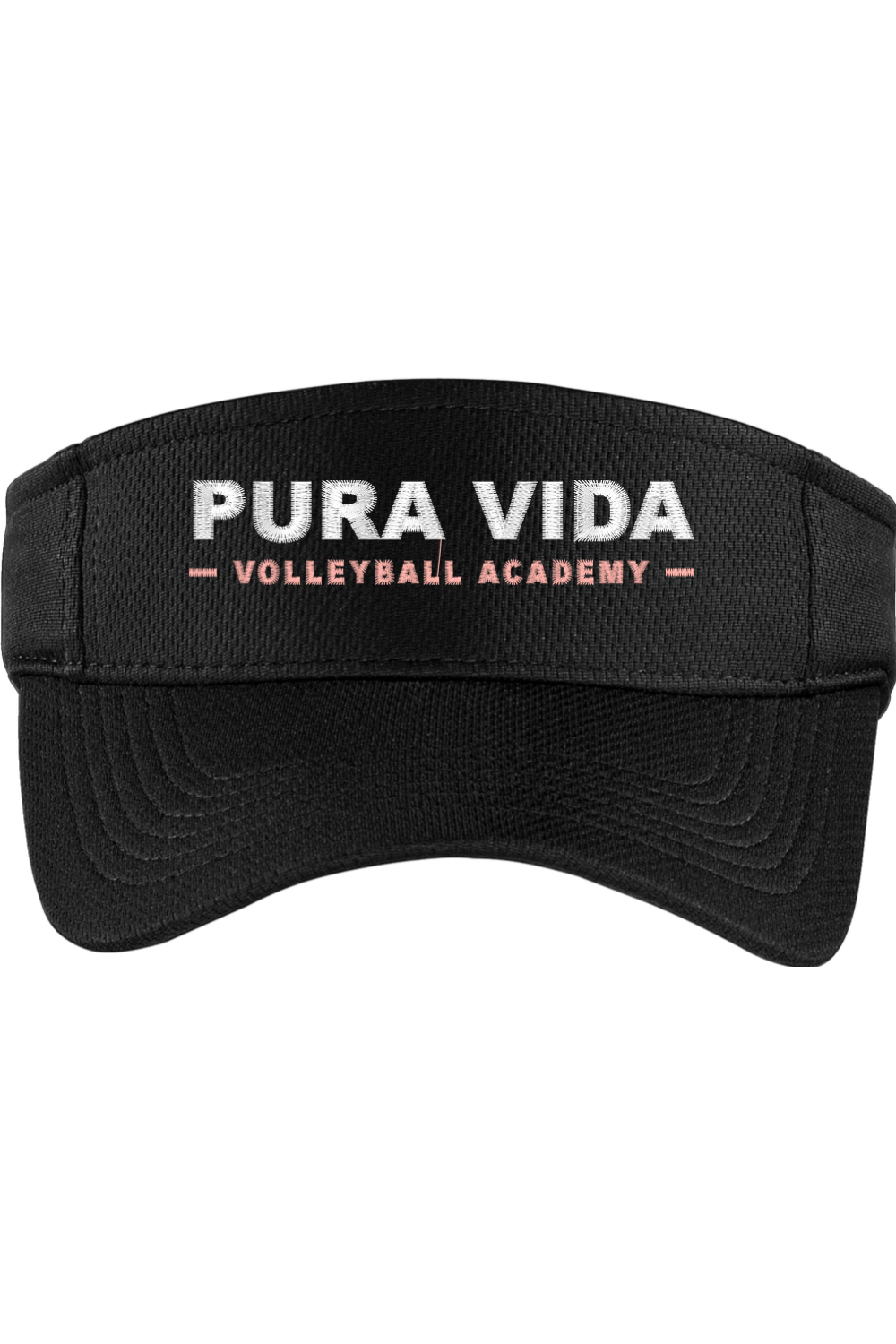 Pura Vida Volleyball Embroidered Visor Signature Lacrosse