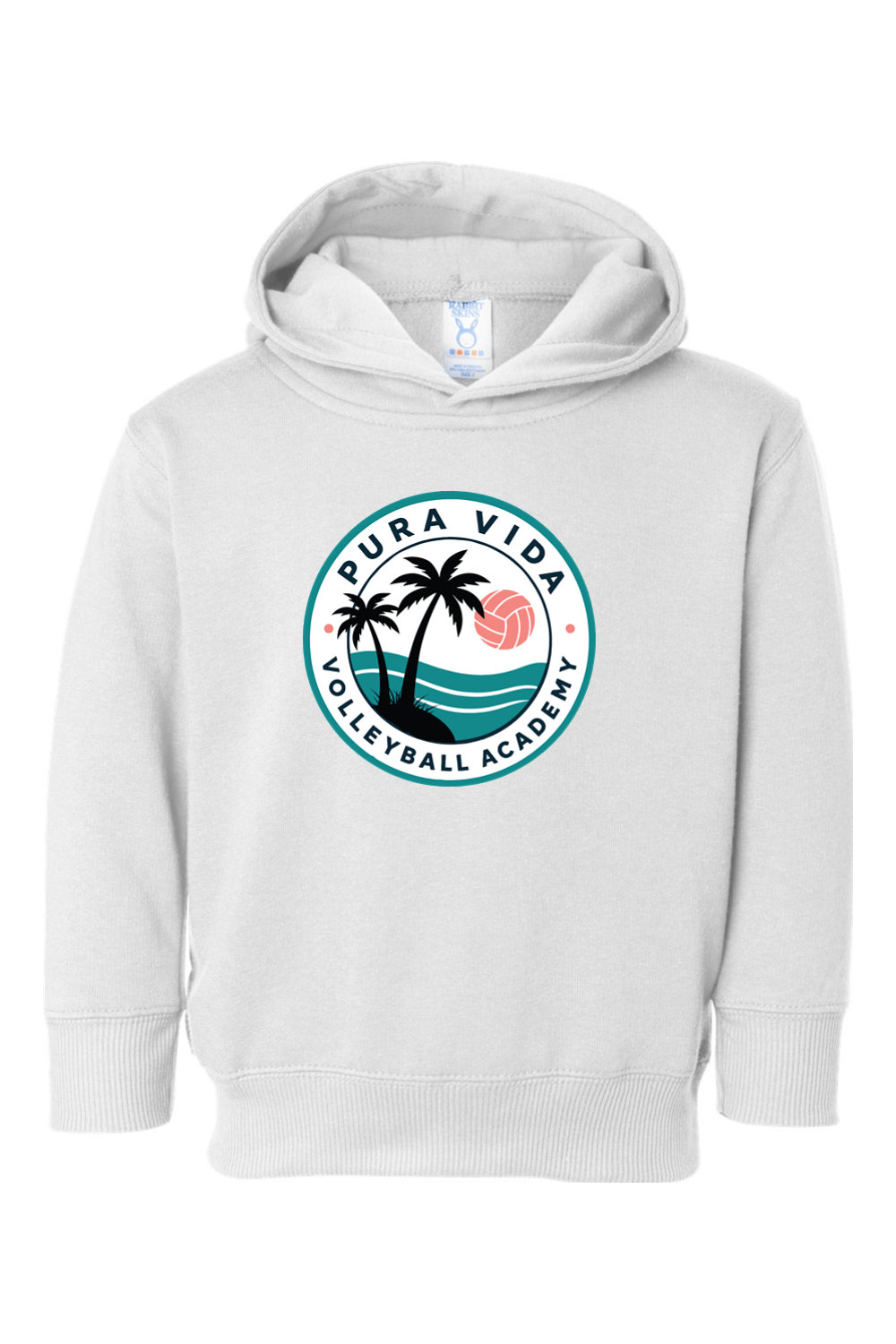 Pura Vida Volleyball Toddler Fleece Hoodie Signature Lacrosse