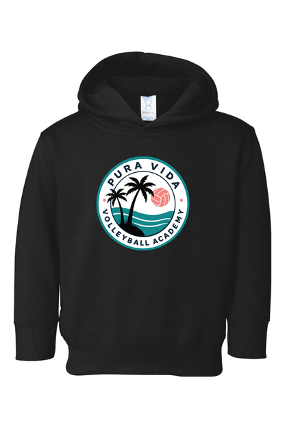 Pura Vida Volleyball Toddler Fleece Hoodie Signature Lacrosse