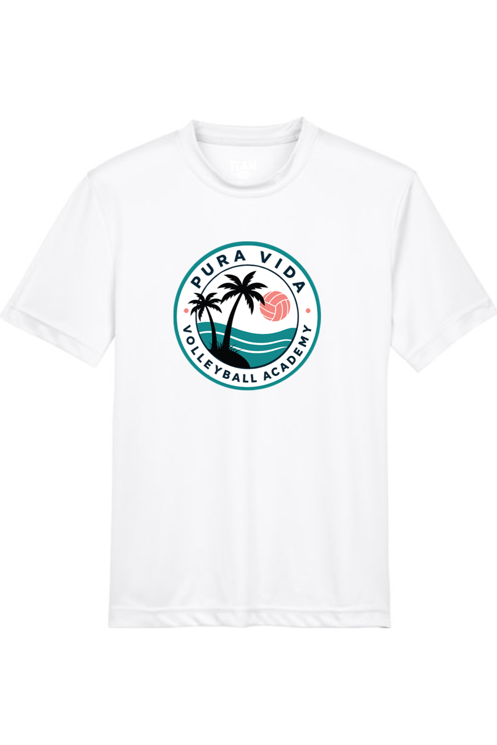 Pura Vida Volleyball Youth Athletic T-Shirt Signature Lacrosse