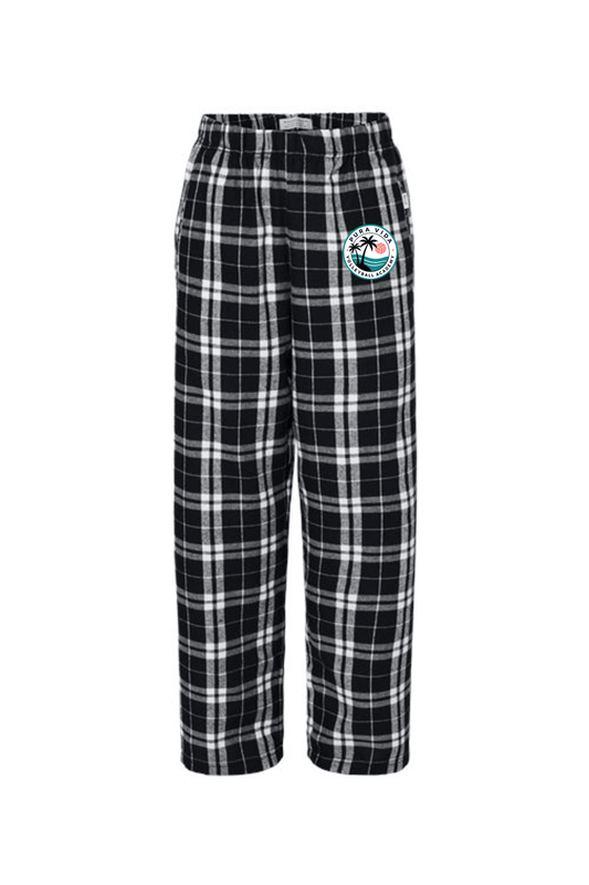 Pura Vida Volleyball Youth Flannel Pants Signature Lacrosse