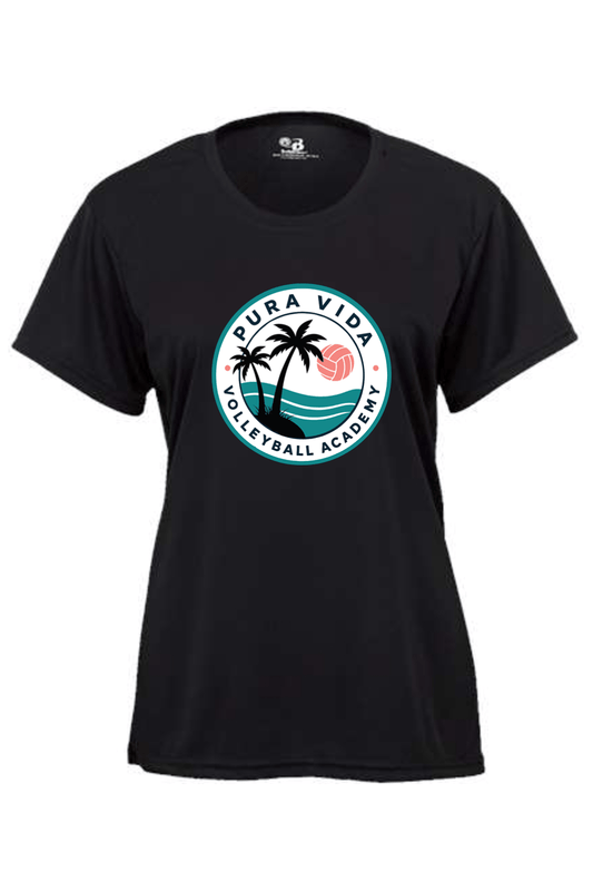 Pura Vida Volleyball Youth Girl's Athletic T-Shirt Signature Lacrosse