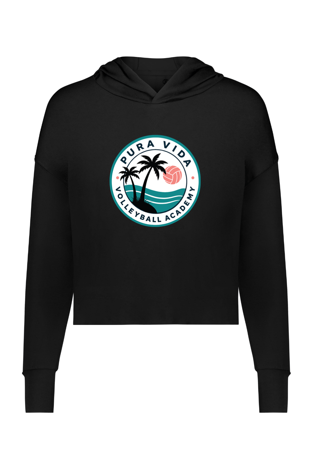 Pura Vida Volleyball Youth Girl's Effortless Hoodie Signature Lacrosse