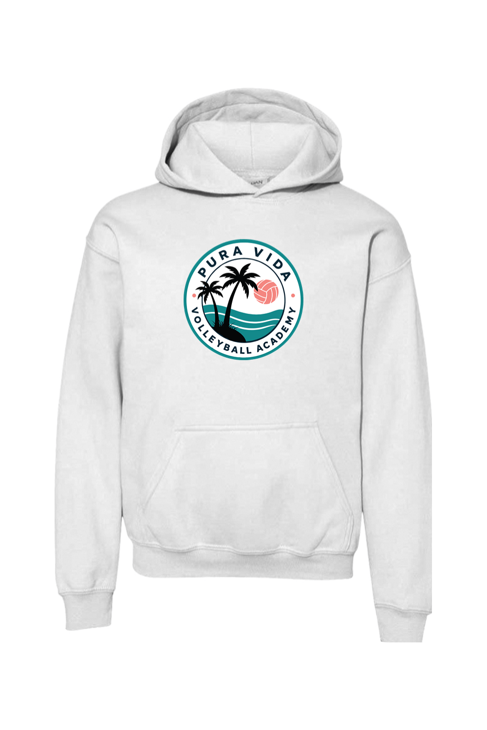 Pura Vida Volleyball Youth Hoodie Signature Lacrosse